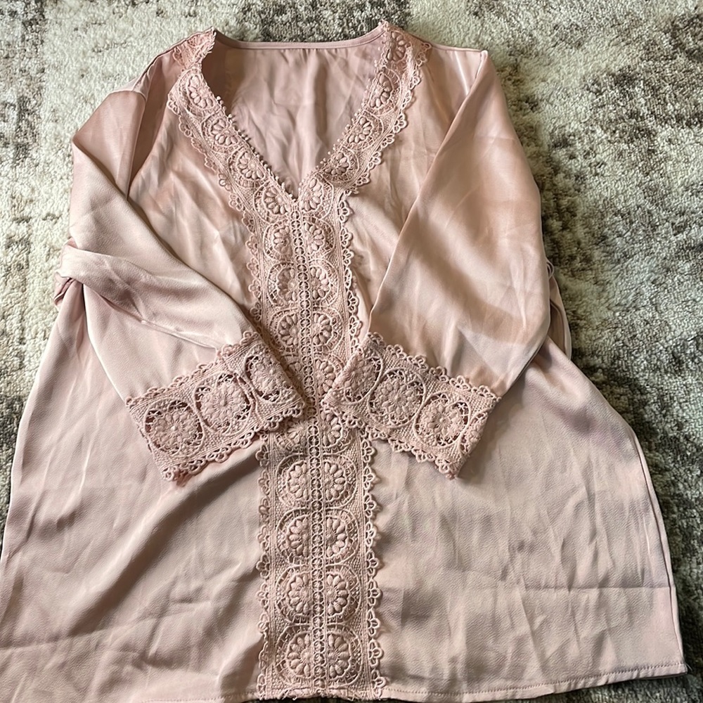 Lace detail blouse